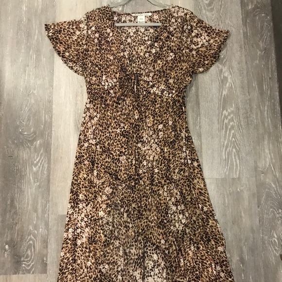 Sheer Cheetah Print Kimono - Picture 1 of 2